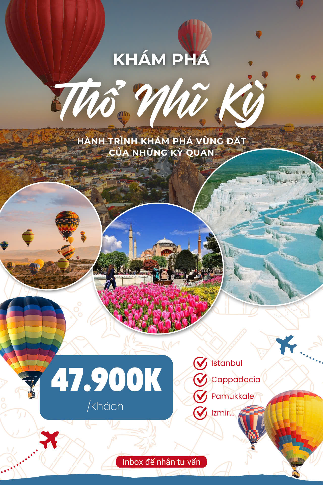 CHƯƠNG TRÌNH 10N9Đ | TOUR THỔ NHĨ KỲ